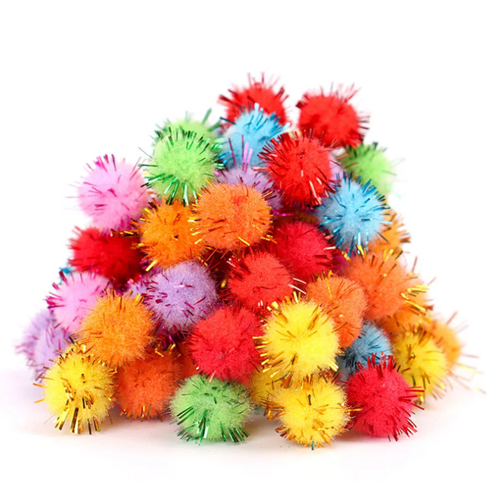 100PCS/Bag Wool Materials DIY Multicolour Jincong Bulb Gold Hair Ball Pompon Toys For Kids
100PCS/Bag Wool Materials DIY Multicolour Jincong Bulb Gold Hair Ball Pompon Toys For Kids