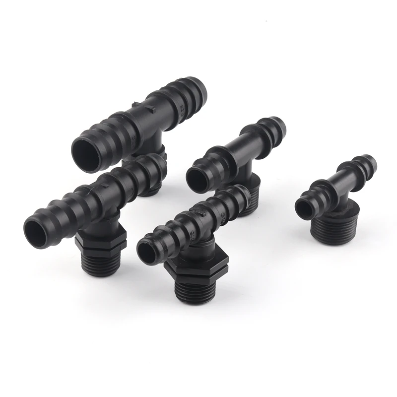 3pcs 1/2" 3/4" Thread Tee Connectors 16 20 25mm PE Irrigation Pipe Connector Garden Micro Irrigation System Pagoda Connectors
3pcs 1/2" 3/4" Thread Tee Connectors 16 20 25mm PE Irrigation Pipe Connector Garden Micro Irrigation System Pagoda Connectors