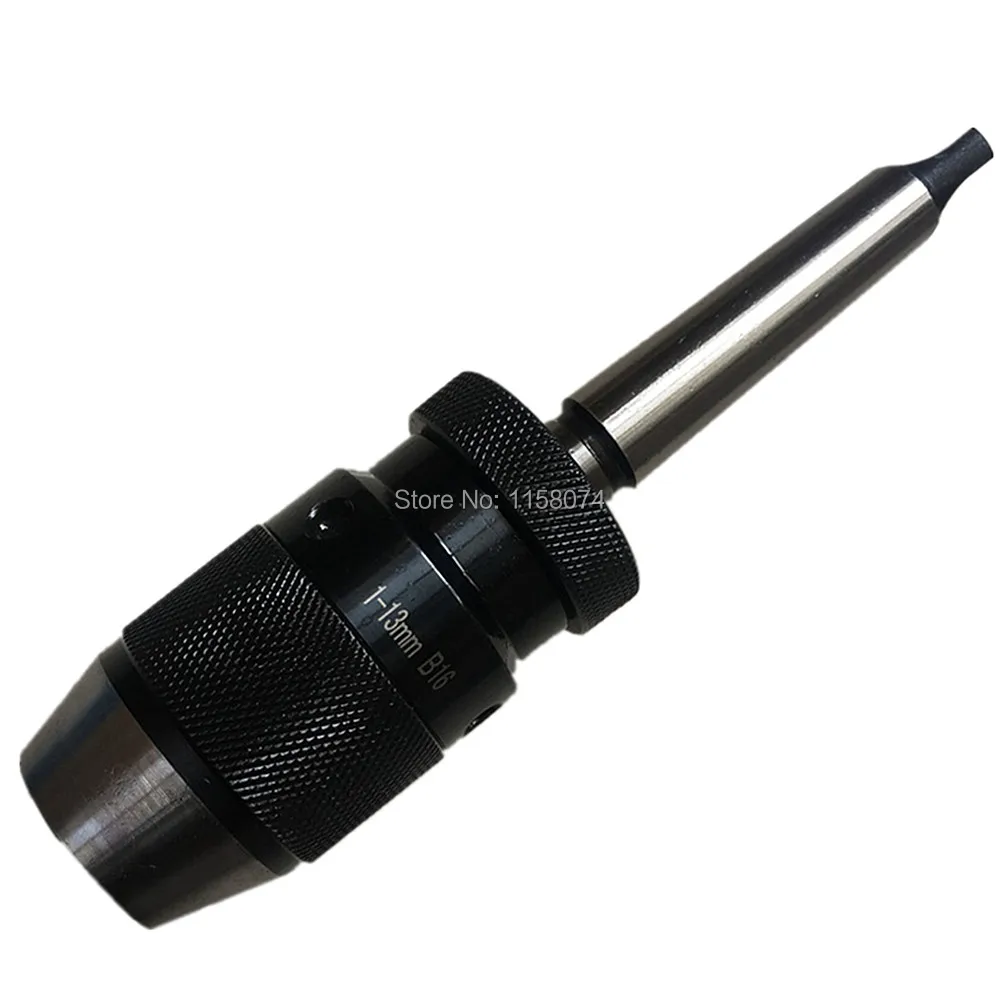 Keyless Drill Chuck Self Tighten 1-13mm B16 Self Tightening Automatically High Precision Chuck With 2mt Morse Taper Shank Shaft
Keyless Drill Chuck Self Tighten 1-13mm B16 Self Tightening Automatically High Precision Chuck With 2mt Morse Taper Shank Shaft