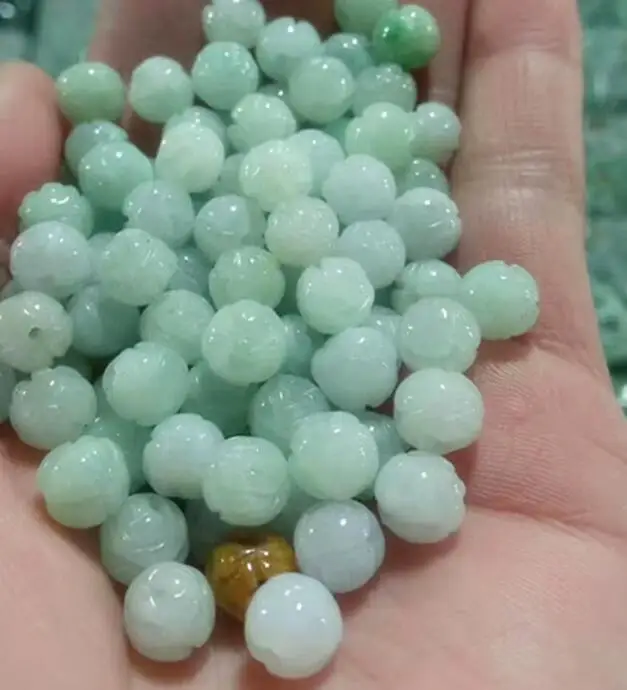 Natural jadeite loose beads carving lotus authentic jade DIY handmade bracelet necklace loose beads
Natural jadeite loose beads carving lotus authentic jade DIY handmade bracelet necklace loose beads