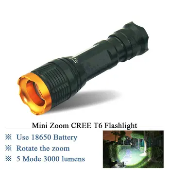 High Power mini Penlight LED flashlight lanterna Zoom lamp 5 mode cree XML T6 led flashlight lanterna linternas led light torch
High Power mini Penlight LED flashlight lanterna Zoom lamp 5 mode cree XML T6 led flashlight lanterna linternas led light torch
