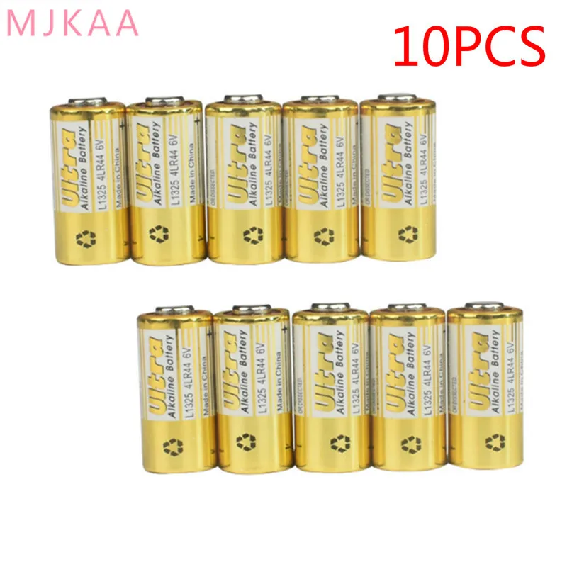 10pcs/pack 4LR44 Batteries L1325 6V Primary Dry Alkaline Battery Cells Car Remote Watch Toy Calculator
10pcs/pack 4LR44 Batteries L1325 6V Primary Dry Alkaline Battery Cells Car Remote Watch Toy Calculator