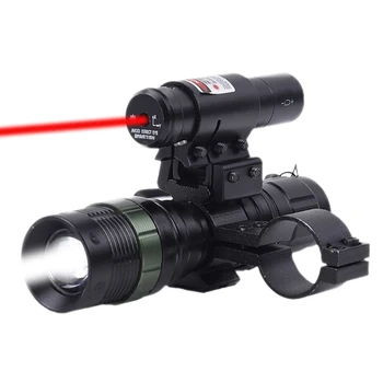 New Hunting Accessories Tactical Red Dot Laser Zoomable CREE LED Zoomable Torch Sight Rifle Scope Mount Ring Military
New Hunting Accessories Tactical Red Dot Laser Zoomable CREE LED Zoomable Torch Sight Rifle Scope Mount Ring Military