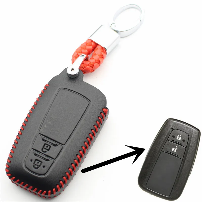 XIEAILI Genuine Leather 2Button Keyless Entry Smart Key Case Cover For Toyota CHR/C-HR/2017 Prius M195
XIEAILI Genuine Leather 2Button Keyless Entry Smart Key Case Cover For Toyota CHR/C-HR/2017 Prius M195
