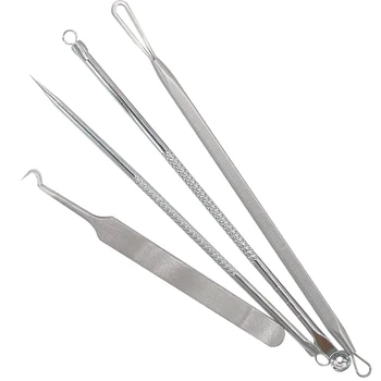 4pcs/set Stainless Steel Needles Pimple Remover Comedone Extractor Skin Cleanser Blackhead Remover Universal Acne Needles Sets
4pcs/set Stainless Steel Needles Pimple Remover Comedone Extractor Skin Cleanser Blackhead Remover Universal Acne Needles Sets