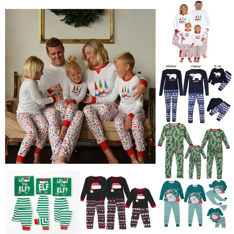 New 2019 Christmas Family Clothes Pyjamas Set PJs Fun Xmas Santa Kids Sleepwear Nightwear Long Sleeve T shirt Pants Clothes Set
New 2019 Christmas Family Clothes Pyjamas Set PJs Fun Xmas Santa Kids Sleepwear Nightwear Long Sleeve T shirt Pants Clothes Set