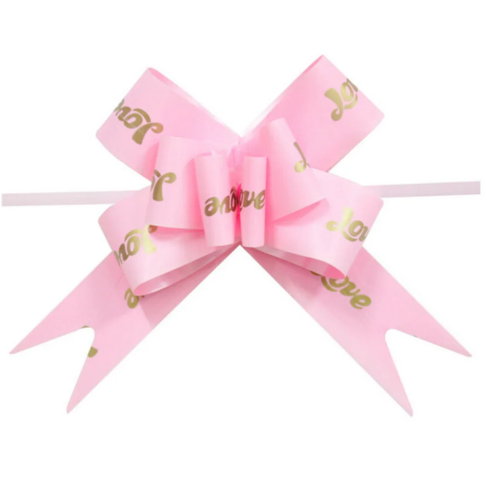 10PCS Gift packaging Ribbons Marriage room LOVE Hearts Printed large Pull Bow butterfly Bowknot Party Wedding car decoration
10PCS Gift packaging Ribbons Marriage room LOVE Hearts Printed large Pull Bow butterfly Bowknot Party Wedding car decoration