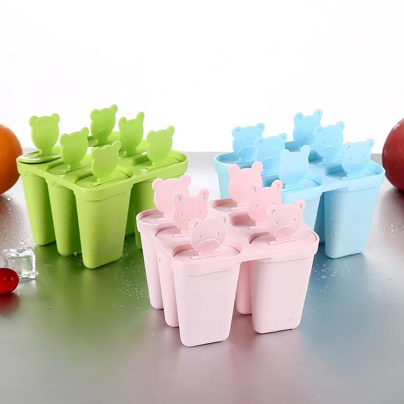 6 PCS/Set Ice Cream Tool Popsicle Maker DIY Ice Cream Stick Molds Bear Ice Cube Tray
6 PCS/Set Ice Cream Tool Popsicle Maker DIY Ice Cream Stick Molds Bear Ice Cube Tray