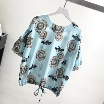 2019 Summer Print Chiffon Blouses Women Short Sleeve loose Short Tops Lady Print Sky Blue Shirts Women Short Sleeve Print Tops
2019 Summer Print Chiffon Blouses Women Short Sleeve loose Short Tops Lady Print Sky Blue Shirts Women Short Sleeve Print Tops