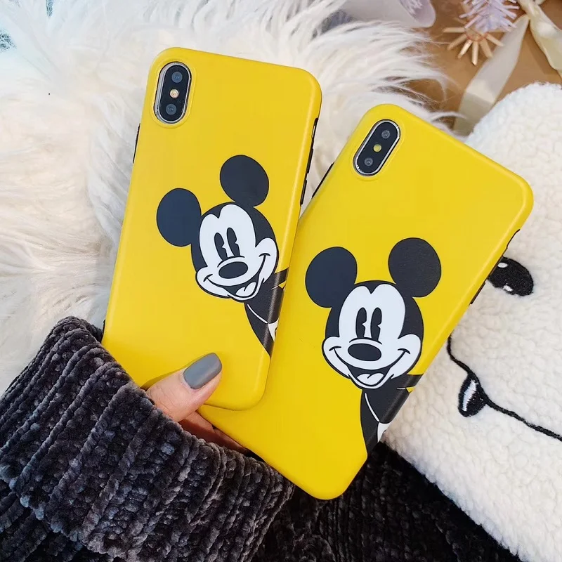 Cartoon Mickey Minnie yellow Case For iPhone X 7Plus case 6 6s 8 8plus XR XS MAX Cover For iPhone 7 Plus Soft TPU Fundas
Cartoon Mickey Minnie yellow Case For iPhone X 7Plus case 6 6s 8 8plus XR XS MAX Cover For iPhone 7 Plus Soft TPU Fundas