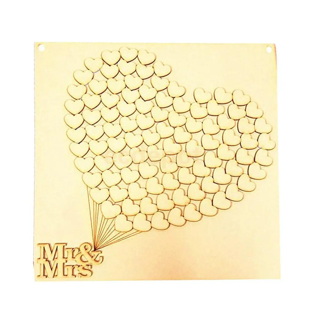 Vintage Unfinished Wedding Guestbook Heart of Hearts Wooden Balloon Guestbook MDF Craft
Vintage Unfinished Wedding Guestbook Heart of Hearts Wooden Balloon Guestbook MDF Craft