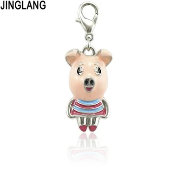 JINGLANG Pig Shape Charms with One Side Animal for Jewelry Making Necklace Bracelet DIY halloween Gift 50 pcs
JINGLANG Pig Shape Charms with One Side Animal for Jewelry Making Necklace Bracelet DIY halloween Gift 50 pcs