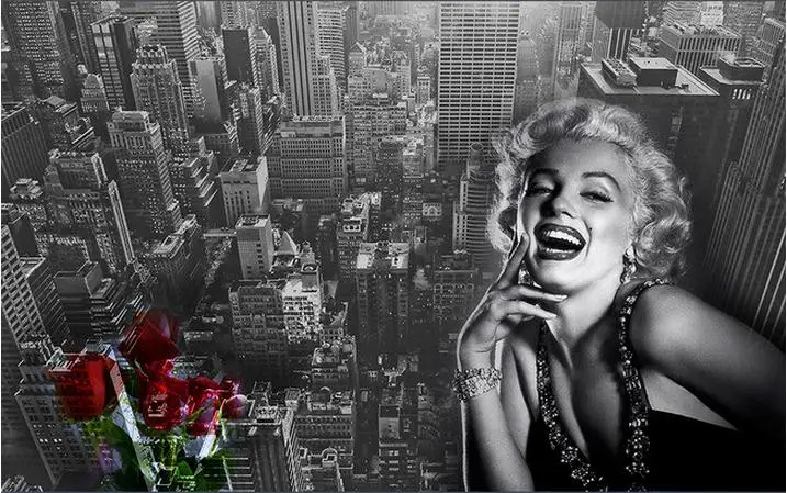 Customized photo wallpaper 3d TV wall papers murals city View Marilyn Monroe wallpaper for living room decoration
Customized photo wallpaper 3d TV wall papers murals city View Marilyn Monroe wallpaper for living room decoration