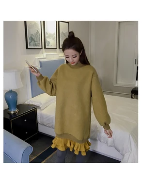 2019 winter maternity shirt bottoming shirt thickening fashion loose in the long holiday two pregnant women dress thick
2019 winter maternity shirt bottoming shirt thickening fashion loose in the long holiday two pregnant women dress thick