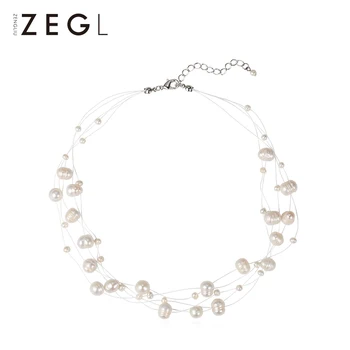 ZEGL necklace female freshwater pearl sweater clavicle chain simple classic clothes accessories neck jewelry
ZEGL necklace female freshwater pearl sweater clavicle chain simple classic clothes accessories neck jewelry