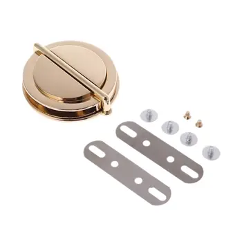 Fashion Metal Clasp Turn Lock Twist Locks DIY Leather Handbag Shoulder Bag Hardware Accessories Bag Lock Handbag Buckles 58x51mm 
Fashion Metal Clasp Turn Lock Twist Locks DIY Leather Handbag Shoulder Bag Hardware Accessories Bag Lock Handbag Buckles 58x51mm