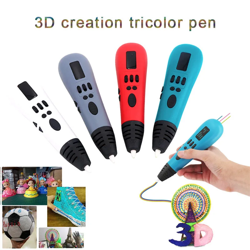 Newly Multicolor 3D Printer Pen Scribble ABS Filament Pen Birthday Gift for Arts Crafts
Newly Multicolor 3D Printer Pen Scribble ABS Filament Pen Birthday Gift for Arts Crafts