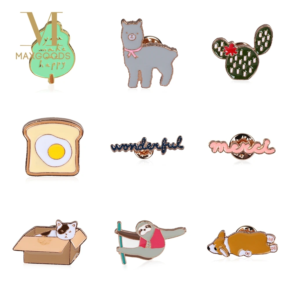 2019 Lovely Alpaca Cat Enamel Pin Toast Cactus Tree Merci badge brooch Lapel pin Denim Jeans shirt bag Cartoon Jewelry Gift
2019 Lovely Alpaca Cat Enamel Pin Toast Cactus Tree Merci badge brooch Lapel pin Denim Jeans shirt bag Cartoon Jewelry Gift