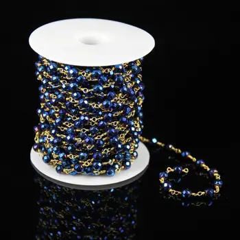 6mm,Titanium Plated Dark Blue Iron Pyrite Beads,Faceted Round Shape Chains Jewelry with Wire Wrapped Golden Links
6mm,Titanium Plated Dark Blue Iron Pyrite Beads,Faceted Round Shape Chains Jewelry with Wire Wrapped Golden Links