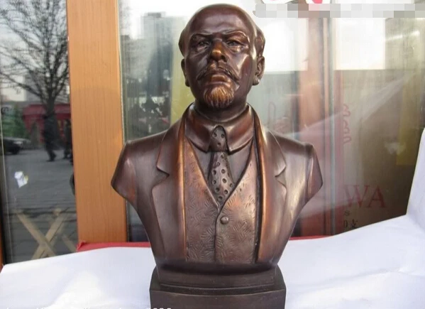 free shipping S3452 12 Western Classical Pure Bronze Copper Carved giant Lenin Head Art statue
free shipping S3452 12 Western Classical Pure Bronze Copper Carved giant Lenin Head Art statue