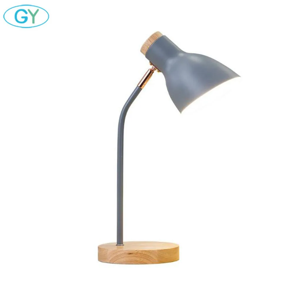 110V 220V E27 wood Table Lamp Yellow Pink Gray Metal Shade Desk Light Bedside Bedroom Adjustable Reading Book Light Home Decor
110V 220V E27 wood Table Lamp Yellow Pink Gray Metal Shade Desk Light Bedside Bedroom Adjustable Reading Book Light Home Decor