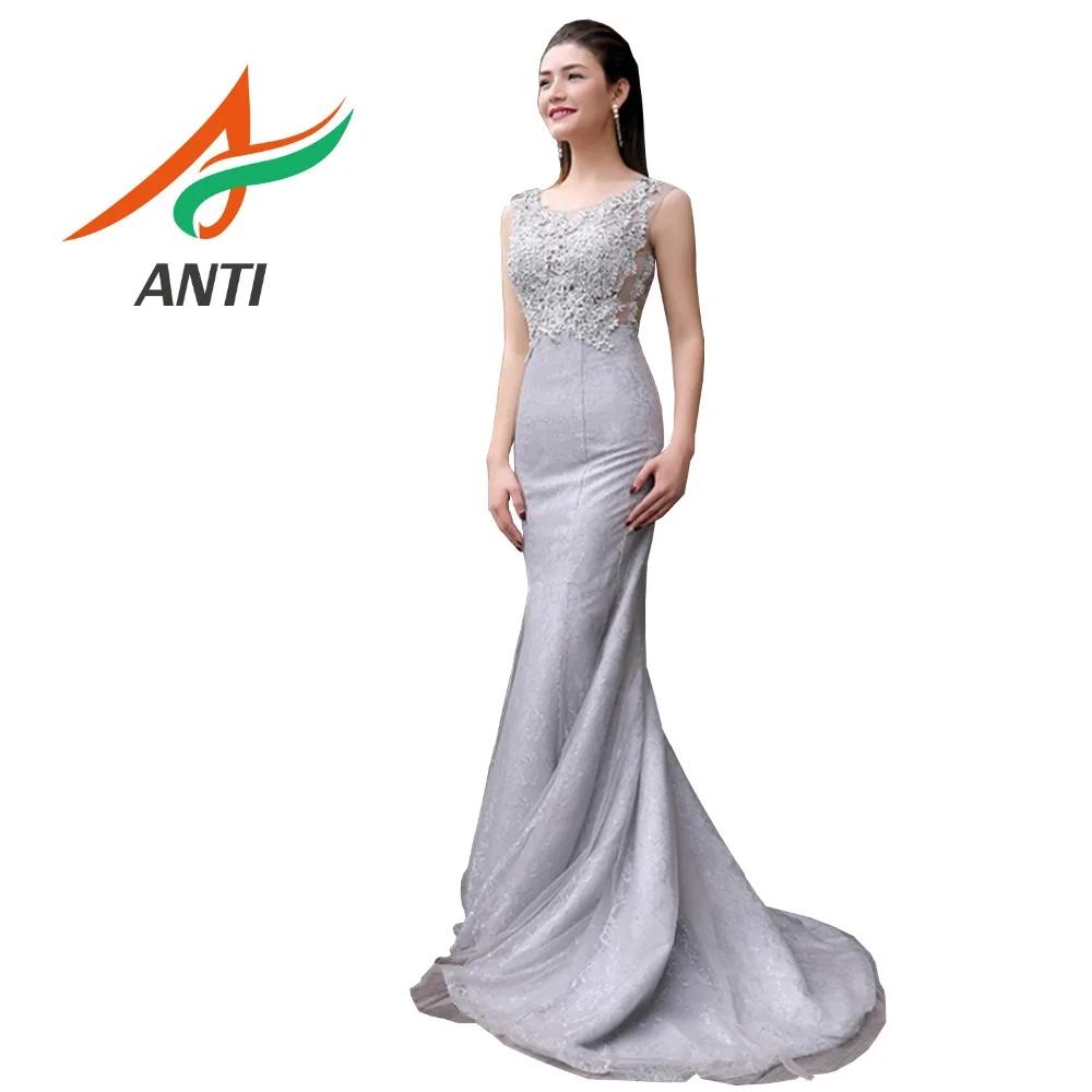 ANTI Gorgeous Long Evening Dress Court Train Tulle Beading Crystal Vestido De Festa High Quantity Scoop Neck Evening Gowns LM115
ANTI Gorgeous Long Evening Dress Court Train Tulle Beading Crystal Vestido De Festa High Quantity Scoop Neck Evening Gowns LM115