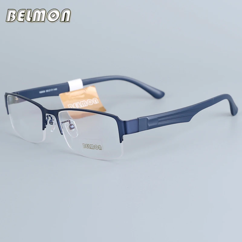 Belmon Eyeglasses Frame Men Computer Optical Prescription Myopia Nerd Clear Lens Eye Glasses Spectacle Frame For Male RS16009
Belmon Eyeglasses Frame Men Computer Optical Prescription Myopia Nerd Clear Lens Eye Glasses Spectacle Frame For Male RS16009