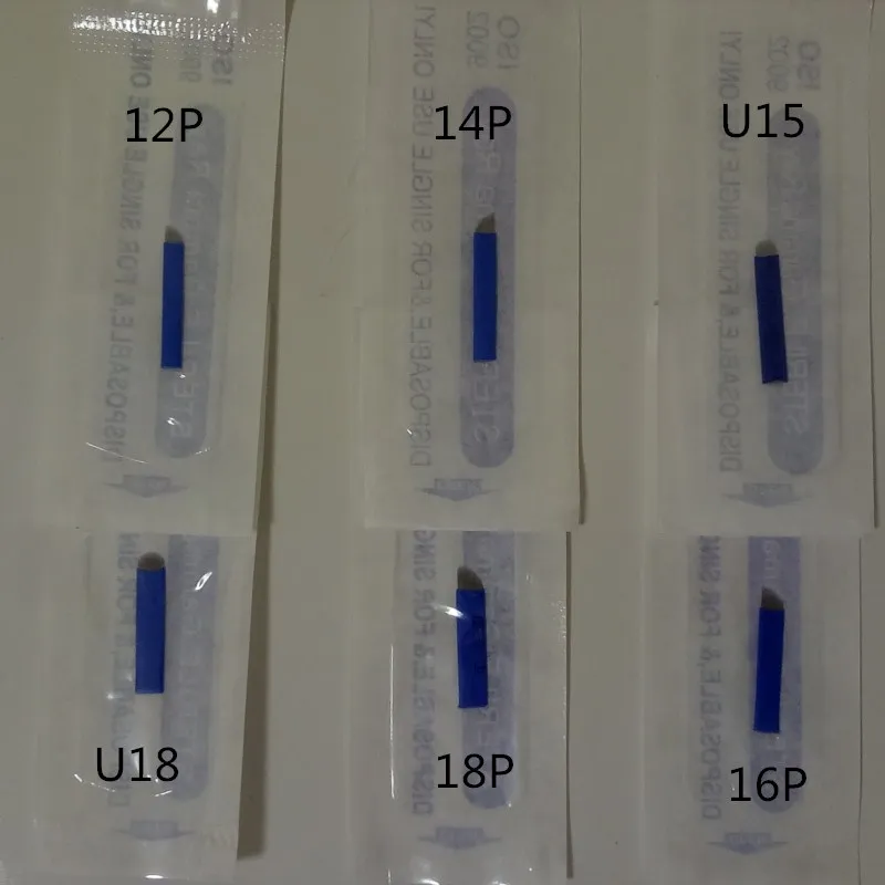 50 PCS blue Permanent Makeup Manual Eyebrow Tattoo Needles Blade For 3D Embroidery Microblading Tattoo Pen Machine
50 PCS blue Permanent Makeup Manual Eyebrow Tattoo Needles Blade For 3D Embroidery Microblading Tattoo Pen Machine