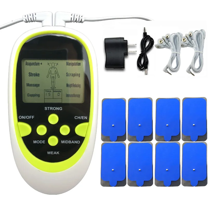 Electric Slimming body Massager Pulse Muscle Neck back Pain Relief Fat Burnning Relaxation Health Care beauty Massage 8 Pads
Electric Slimming body Massager Pulse Muscle Neck back Pain Relief Fat Burnning Relaxation Health Care beauty Massage 8 Pads