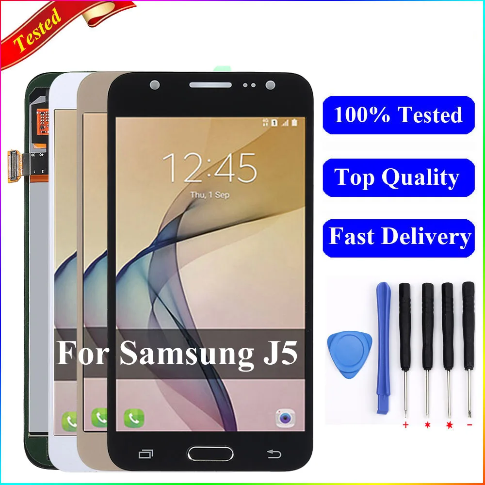 J500 lcd For Samsung J5 2015 LCD J500 J500F J500FN J500M J500H Display Touch Screen Digitizer Assembly For Samsung J500 Display
J500 lcd For Samsung J5 2015 LCD J500 J500F J500FN J500M J500H Display Touch Screen Digitizer Assembly For Samsung J500 Display