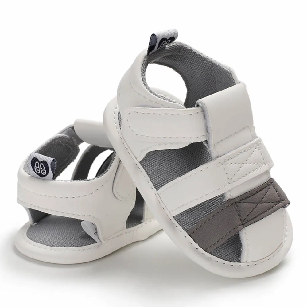 Hot Summer Baby Boys Pu Leather Anti-Slip Breathable Shoes Mixed Color Shoes Toddler Soft Soled Garden Shoes Beach Shoes
Hot Summer Baby Boys Pu Leather Anti-Slip Breathable Shoes Mixed Color Shoes Toddler Soft Soled Garden Shoes Beach Shoes