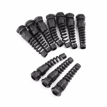 10pcs Length 70mm Waterproof M16 PG9 Cable Connectors Spiral Strain Relief Protector
10pcs Length 70mm Waterproof M16 PG9 Cable Connectors Spiral Strain Relief Protector