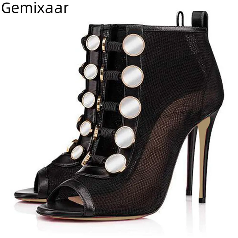 Black Mesh Air Women Pumps Peep Toe High Stiletto Heel Zapatos 2019 New Air Mesh Decor White Fasteners Woman Pumps Zapatos Mujer
Black Mesh Air Women Pumps Peep Toe High Stiletto Heel Zapatos 2019 New Air Mesh Decor White Fasteners Woman Pumps Zapatos Mujer