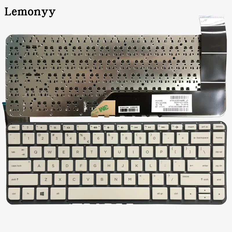 US laptop keyboard for HP Stream 13-C 13-C000 13-C100 14-z 14-z000 Series SG-62291-XUA SN6141W White key cap
US laptop keyboard for HP Stream 13-C 13-C000 13-C100 14-z 14-z000 Series SG-62291-XUA SN6141W White key cap
