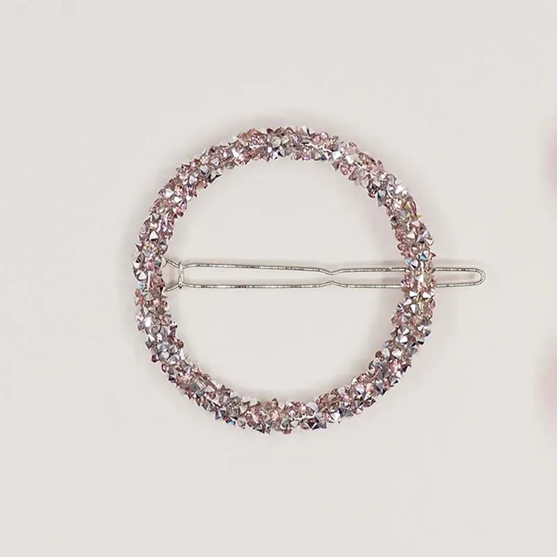 1pcs Shining Alloy Hairpin Round Diamond Hair Clip Fashion Pink Drill Gift New Hair Accessories hair clips for women
1pcs Shining Alloy Hairpin Round Diamond Hair Clip Fashion Pink Drill Gift New Hair Accessories hair clips for women