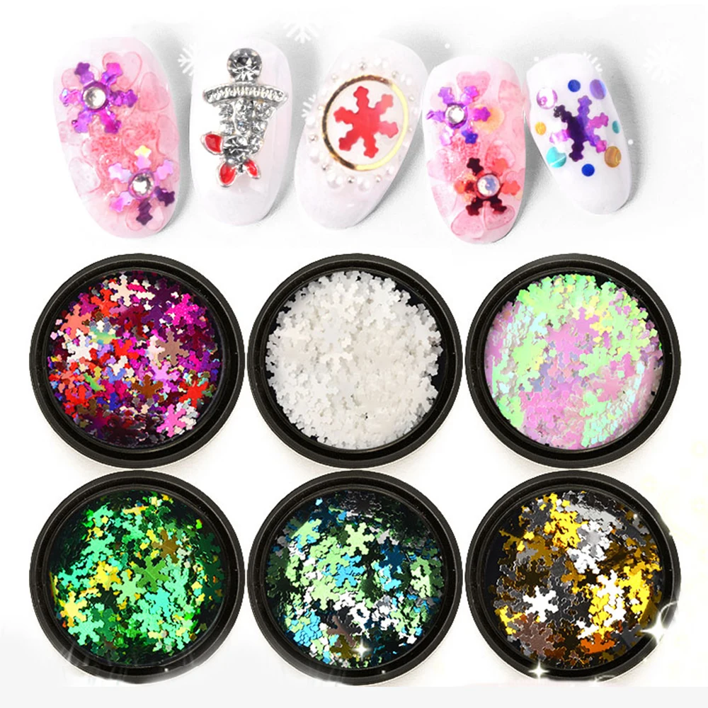 6Color/Set Ultra Thin Sequins Glitter Colorful Shinning Sequin Snowflake Shape DIY for Nails Art Manicure Decoration
6Color/Set Ultra Thin Sequins Glitter Colorful Shinning Sequin Snowflake Shape DIY for Nails Art Manicure Decoration