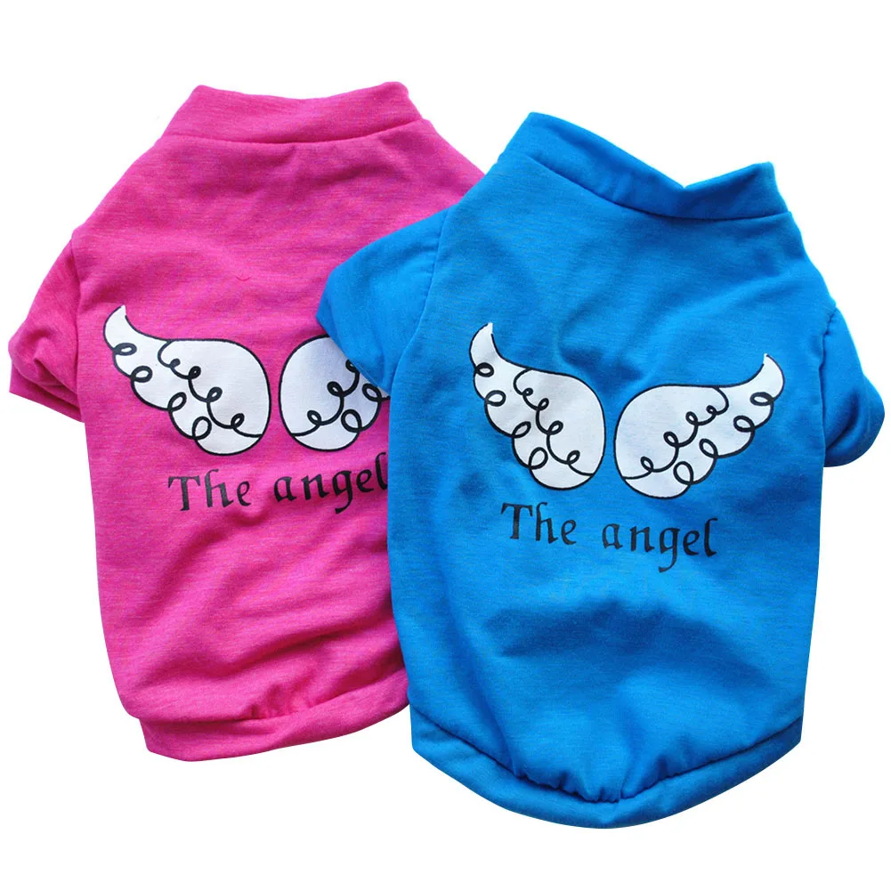 Puppy Pet Dog Clothes Cute Cotton Short Sleeve T-Shirt Angel Wing Pattern Pet Clothes LBShipping
Puppy Pet Dog Clothes Cute Cotton Short Sleeve T-Shirt Angel Wing Pattern Pet Clothes LBShipping
