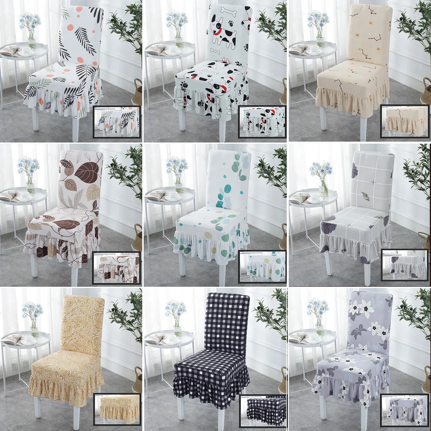 Customation Accept Solid Color Pastoral Europe Modern Dining Chair Cover for Chairs Kitchen Banquet Chair Cover housse de chaise
Customation Accept Solid Color Pastoral Europe Modern Dining Chair Cover for Chairs Kitchen Banquet Chair Cover housse de chaise