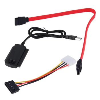 SATA/PATA/IDE Drive to USB 2.0 Adapter Converter Cable for 2.5 / 3.5 Inch Hard Drive Hot Worldwide Adapter Converter Cable
SATA/PATA/IDE Drive to USB 2.0 Adapter Converter Cable for 2.5 / 3.5 Inch Hard Drive Hot Worldwide Adapter Converter Cable
