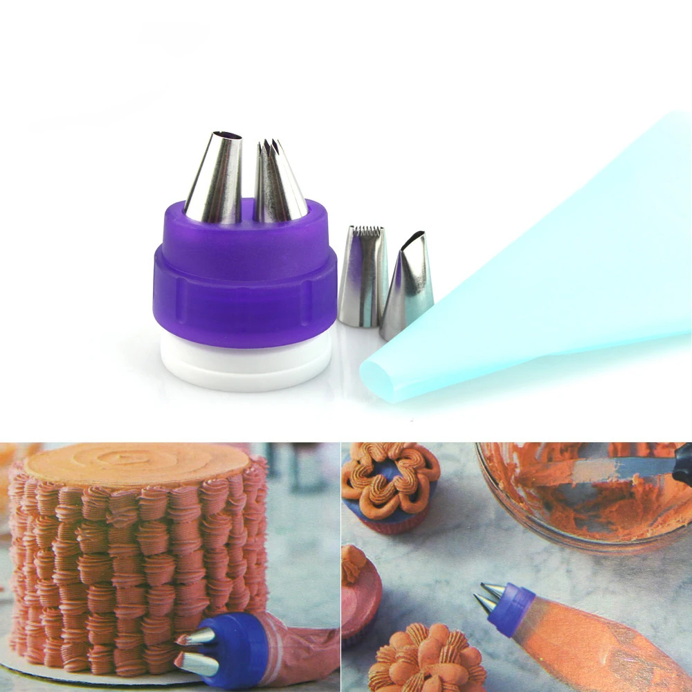 Double Tips Coupler Cake Decorating Tips Stainless Steel Nozzles Pastry Icing Piping Nozzles Bags Dessert Decorators Tools
Double Tips Coupler Cake Decorating Tips Stainless Steel Nozzles Pastry Icing Piping Nozzles Bags Dessert Decorators Tools