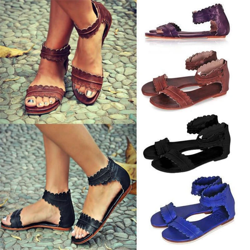 Fashion Women's Summer Soft Leather Shoes 2019 Women's Leather Sandals Rubber Soft PU Leather Beach Sandals Women's Shoes Summer
Fashion Women's Summer Soft Leather Shoes 2019 Women's Leather Sandals Rubber Soft PU Leather Beach Sandals Women's Shoes Summer