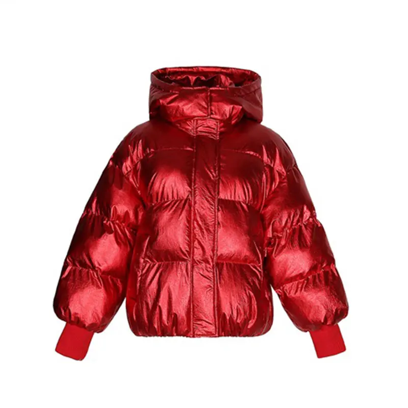 2019 Hooded Glossy Down Jacket Women Short Coat Big Size Winter Jacket Women Casual Solid Keep Warm Cotton Jacket Streetwear 880
2019 Hooded Glossy Down Jacket Women Short Coat Big Size Winter Jacket Women Casual Solid Keep Warm Cotton Jacket Streetwear 880