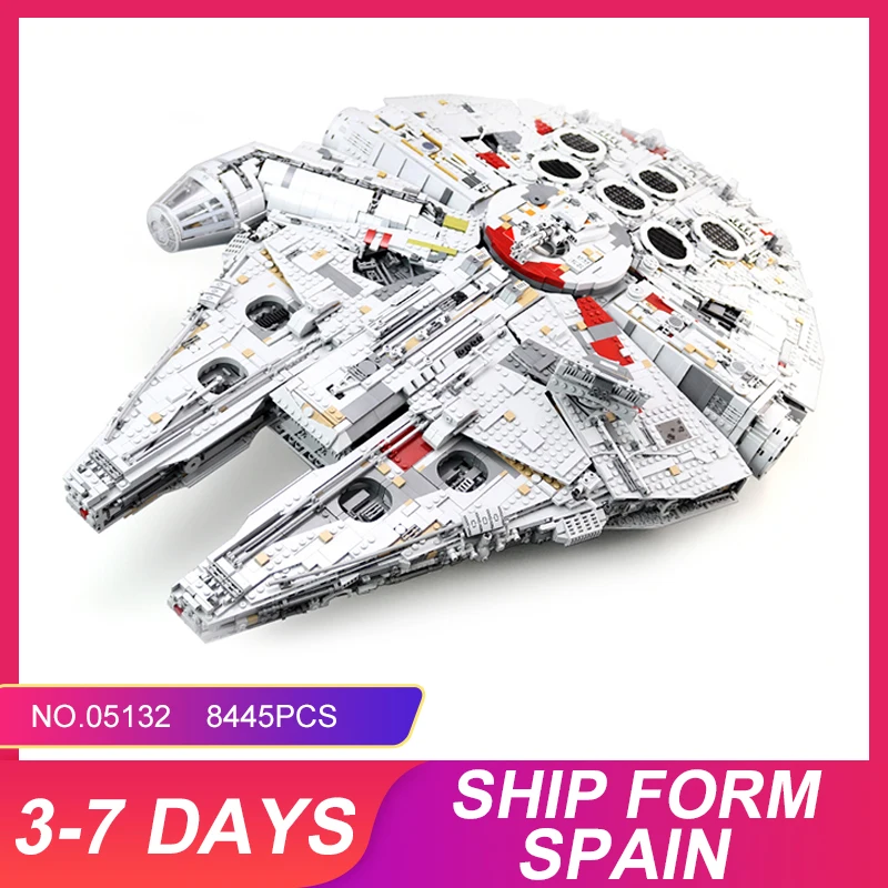 05132 New Ultimate Collector's Destroyer Star Series Wars Building Blocks Bricks Ucs Millennium Falcon LEGOSet 75192
05132 New Ultimate Collector's Destroyer Star Series Wars Building Blocks Bricks Ucs Millennium Falcon LEGOSet 75192