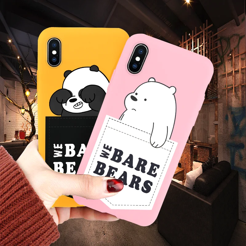 We Bare Bears brothers Case For iPhone XR XS Max X XS Cute Cartoon Coque For iPhone 7 8 6 6S Plus Soft TPU For iPhone X 8 Fundas
We Bare Bears brothers Case For iPhone XR XS Max X XS Cute Cartoon Coque For iPhone 7 8 6 6S Plus Soft TPU For iPhone X 8 Fundas