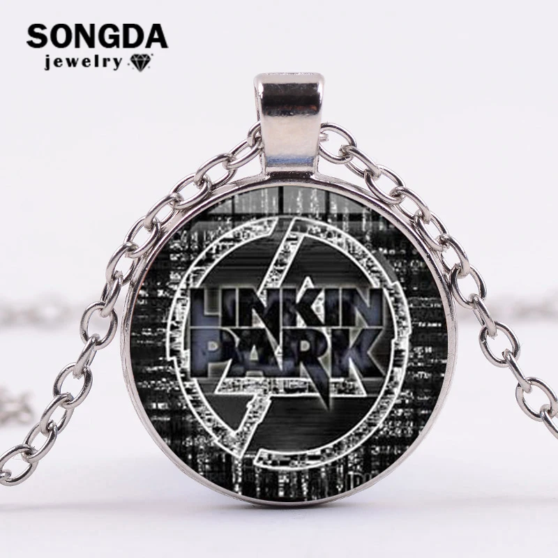SONGDA Classic Rock Band Linkin Park Necklace Punk Long Chain Fashion Logo Glass Photo Cabochon Pendant Necklace Band Collection
SONGDA Classic Rock Band Linkin Park Necklace Punk Long Chain Fashion Logo Glass Photo Cabochon Pendant Necklace Band Collection