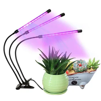 Full Spectrum Grow Light USB 5V 9W 18W 27W LED Phyto Lamps Clip-on Plant Lamp 1/2/3 Head Timing Function Indoor Plant Grow Lamp
Full Spectrum Grow Light USB 5V 9W 18W 27W LED Phyto Lamps Clip-on Plant Lamp 1/2/3 Head Timing Function Indoor Plant Grow Lamp