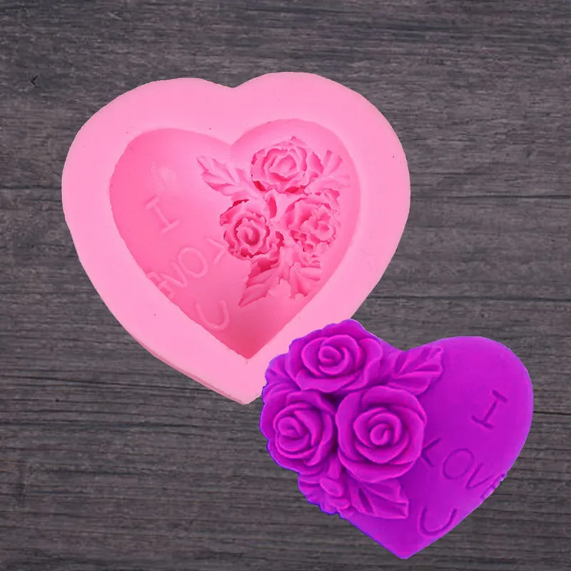 Heart Shape Silicone Soap Mold Handmade 3D Candle Mould DIY Craft Molds Cake Flower Baking Mould Fondant Molds
Heart Shape Silicone Soap Mold Handmade 3D Candle Mould DIY Craft Molds Cake Flower Baking Mould Fondant Molds