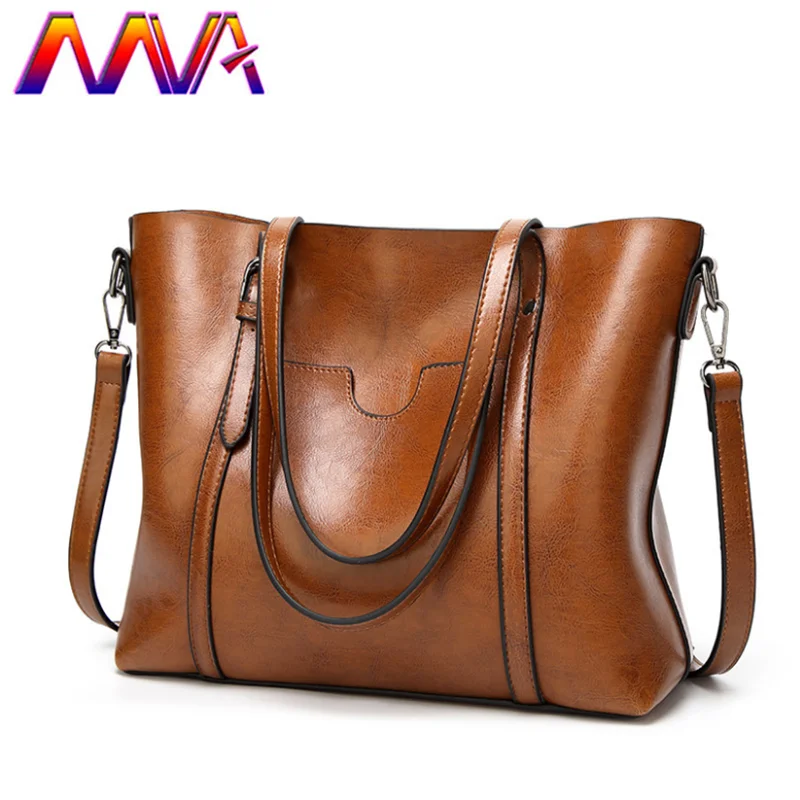 

MVA Women Bag of Quality Oil Wax Women Crossbody Bag Leather Female Shoulder Bag for Fashion Lady Leather Handbag