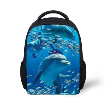 THIKIN Cartoon Dolphin Print Small Children Schoolbag Boys Girls Mini School Bags Student Kindergarten Backpack Baby Daily Bags
THIKIN Cartoon Dolphin Print Small Children Schoolbag Boys Girls Mini School Bags Student Kindergarten Backpack Baby Daily Bags