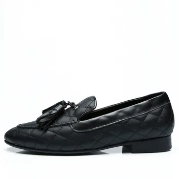 Newest Men Slip-on Plaid Tassel Shoes Fashion High Quality Loafers Street Smoking Shoes Customized Business shoes Man Eu38-EU46
Newest Men Slip-on Plaid Tassel Shoes Fashion High Quality Loafers Street Smoking Shoes Customized Business shoes Man Eu38-EU46